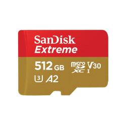 Memory card SANDISK Extreme microSDXC, 512GB