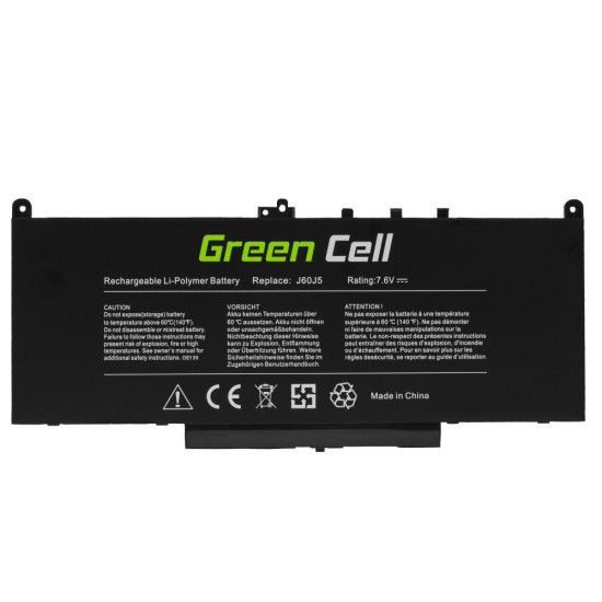 Батерия за лаптоп  Dell Latitude E7270 E7470 J60J5 7,6V 5800mAh GREEN CELL