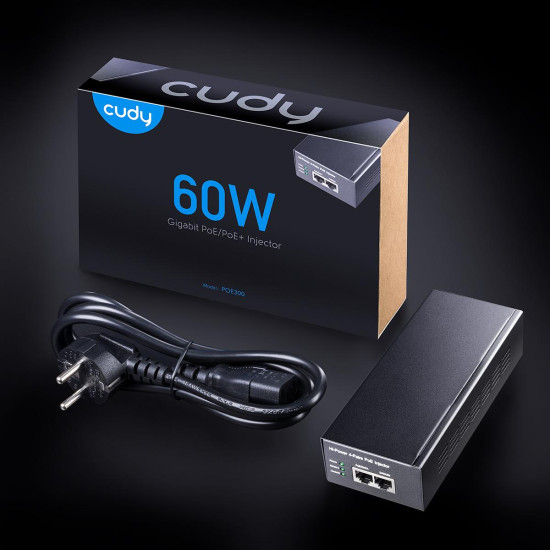 Cudy POE300, 60W Gigabit PoE++ Injector