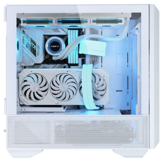 Case Lian Li LANCOOL III RGB Mid-Tower, Tempered Glass, White