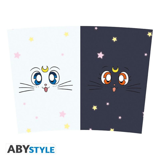 ABYSTYLE SAILOR MOON Travel Mug Luna & Artemis