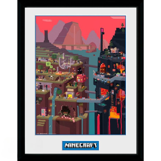 GBEYE MINECRAFT - Framed print 