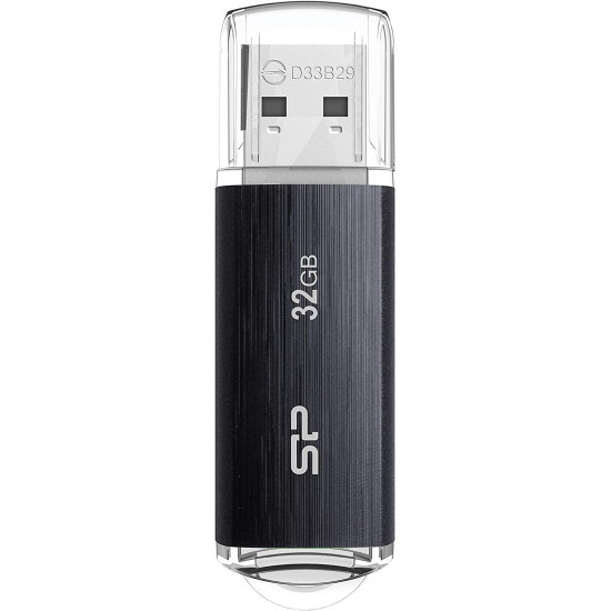USB stick SILICON POWER Blaze B02, 32GB, USB 3.2 Gen 1, Black