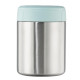 Xavax Stainless Steel Thermal Mug, 500 ml, Leak-proof Soup Mug, pastel blue