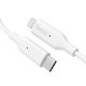 Hama Charging Cable, USB-C - Lightning, 1 m, white
