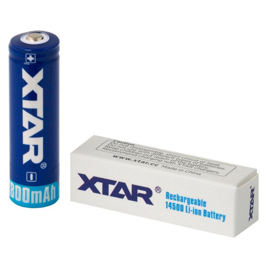 Rechargeable Battery LiIon  AA R6  3,7V 800mAh  XTAR