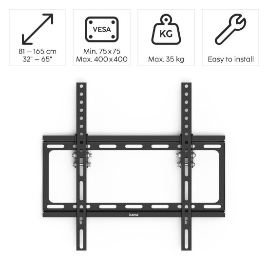 Hama TILT TV Wall Bracket, 191 cm (75