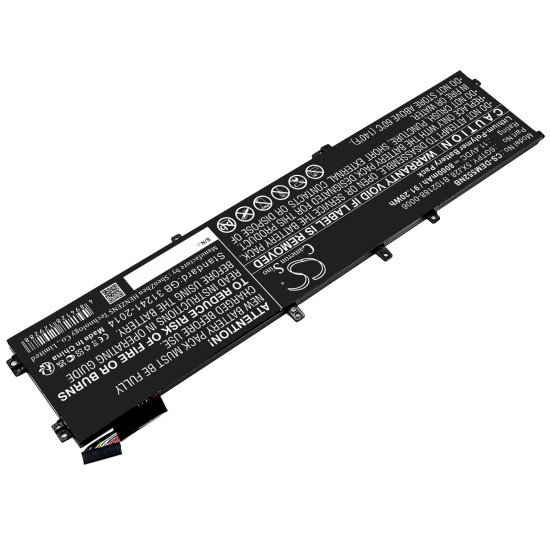 Батерия за лаптоп DELL XPS 15 9560 Precision 5520 CS-DEM552NB 11,4V 8000mAh CAMERON SINO