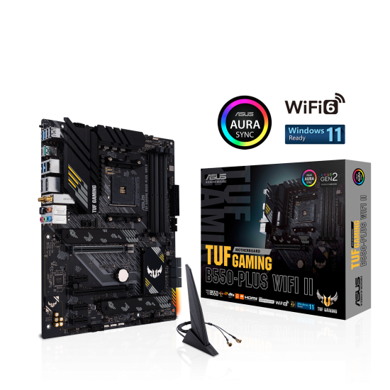 Дънна платка ASUS TUF GAMING B550-PLUS WIFI II socket AM4