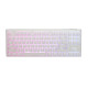 Mechanical Keyboard Ducky One 3 Pure White TKL Hotswap Cherry MX Clear, RGB, PBT Keycaps