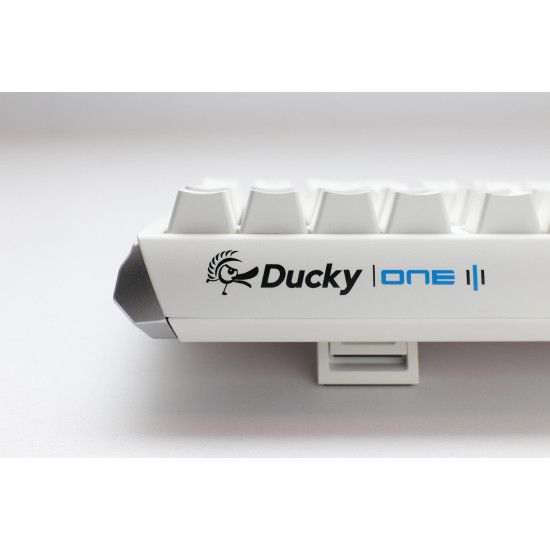 Mechanical Keyboard Ducky One 3 Pure White TKL Hotswap Cherry MX Clear, RGB, PBT Keycaps