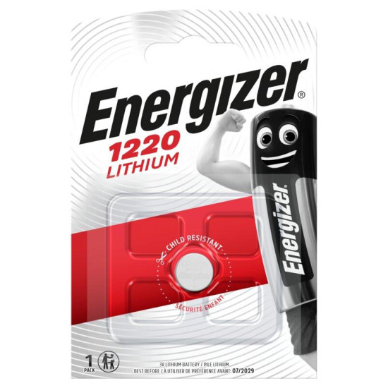 Бутонна батерия литиева ENERGIZER  CR1220 3V