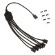 Kolink cable splitter 1-6 3-pin 5V, ARGB Accessories