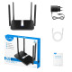 Wireless Router Cudy LT500, 4G LTE AC1200, 2.4/5 GHz, 300 - 867 Mbps, 10/100