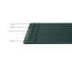 Графичен дисплей таблет HUION Inspiroy 2 M, 5080 LPI, Зелен