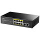 Суич Cudy FS1010PG, 8 портов, 10/100, PoE+ Switch 120W, 2 x Uplink порта 10/100/1000