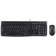 Kомплект клавиатура с мишка Logitech MK120, Черна