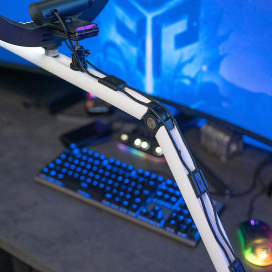 MOUNT ARM, Microphone Arm with Table Clamp - White