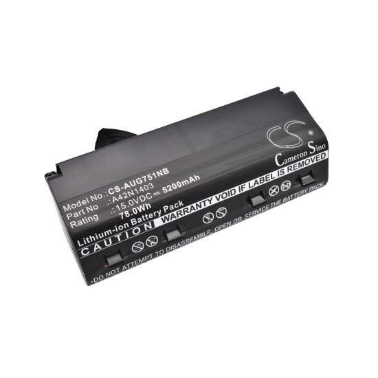 Laptop Battery ASUS G751J  A42NI403 15V 5200mAh CAMERON SINO