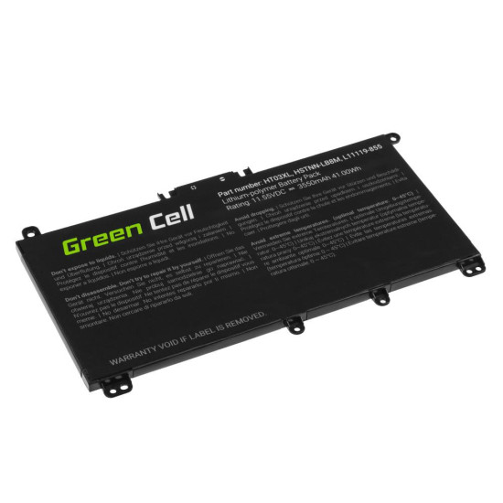 Батерия за лаптоп GREEN CELL, HP 250 G7 G8 255 G7 G8 240 G7 G8 245 G7 G8 470 G7, HP 14 15 17, HP Pavilion 14 15  HT03XL L11119-855  11,55V 3400mAh