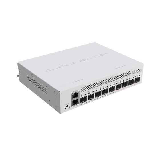 Суич MikroTik CRS310-1G-5S-4S+IN, L3 Gigabit Ethernet (10/100/1000), Захранване по Ethernet (PoE) 1U