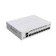 Суич MikroTik CRS310-1G-5S-4S+IN, L3 Gigabit Ethernet (10/100/1000), Захранване по Ethernet (PoE) 1U