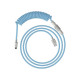 HyperX USB-C Coiled Cable Light Blue-White