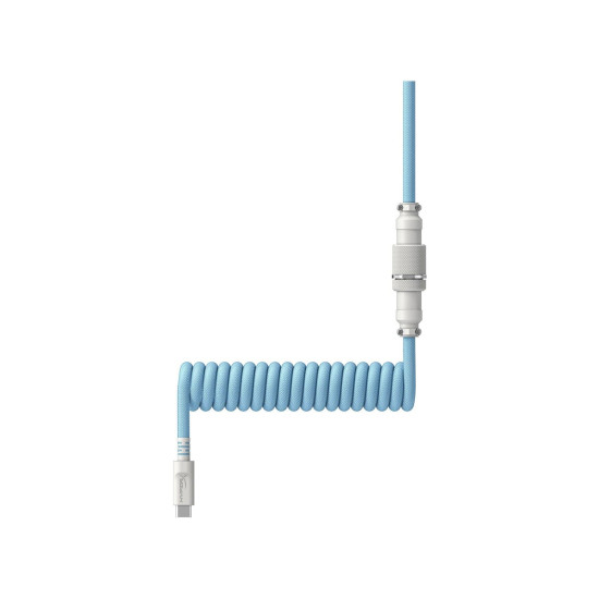 HyperX USB-C Coiled Cable Light Blue-White