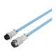 HyperX USB-C Coiled Cable Light Blue-White