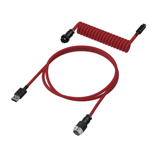 HyperX USB-C Coiled Cable Red-Black