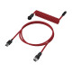HyperX USB-C Coiled Cable Red-Black