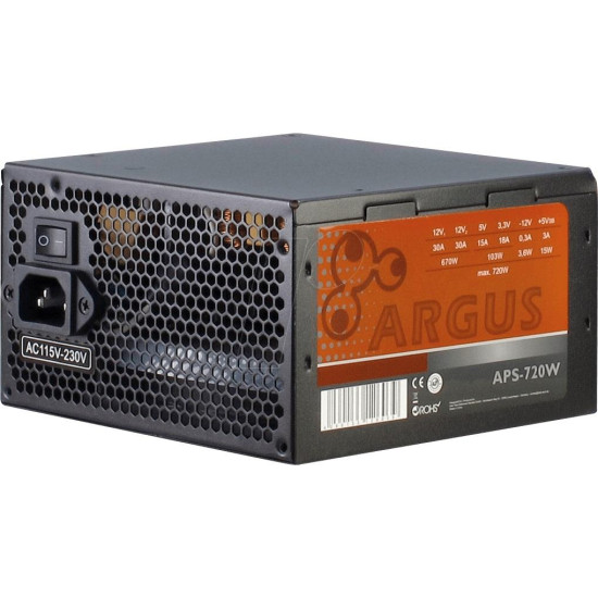 Power Supply Inter Tech Tech Argus APS-720W, 720W, ATX, 80+
