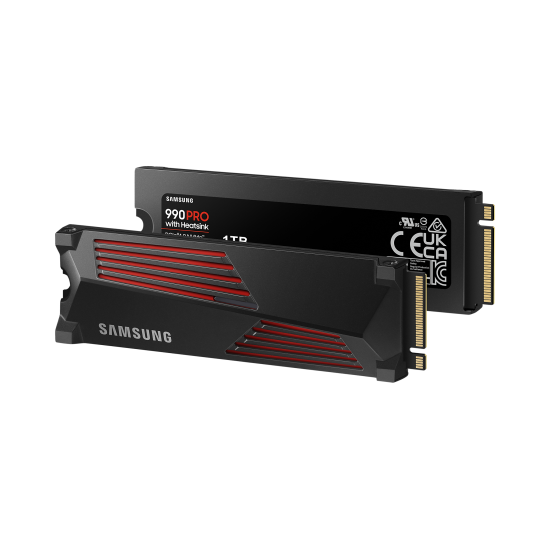SSD SAMSUNG 990 PRO with Heatsink, 1TB, M.2 Type 2280, MZ-V9P1T0CW