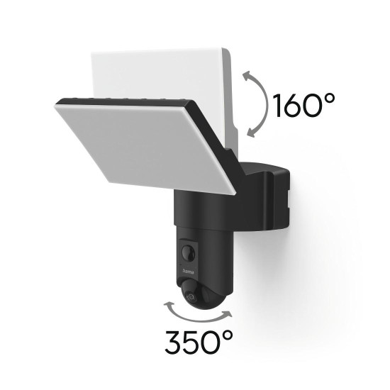 Hama Surveillance Camera with Light and Motion Detector, WLAN, for Outdoors