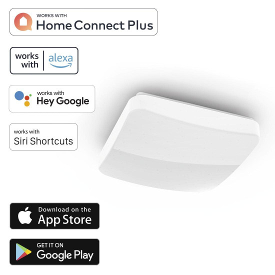 Hama WiFi Таванно осветление, квадрат, 27 cm, 176605