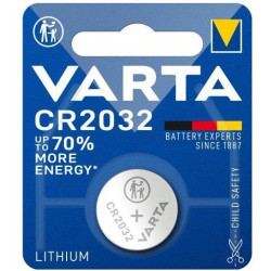 Lithium Button Battery VARTA  CR2032 3V 1 pcs in blister 