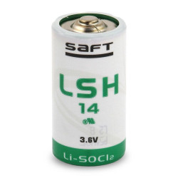 Lithium thionyl battery 3,6V 5.8Ah  C, R14, LSH14, LS26500  STD  SAFT