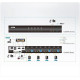 4-Port USB 3.0 4K HDMI Dual Display KVMP Switch