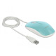 Delock Optical 3-button LED Mouse USB Type-A turquoise