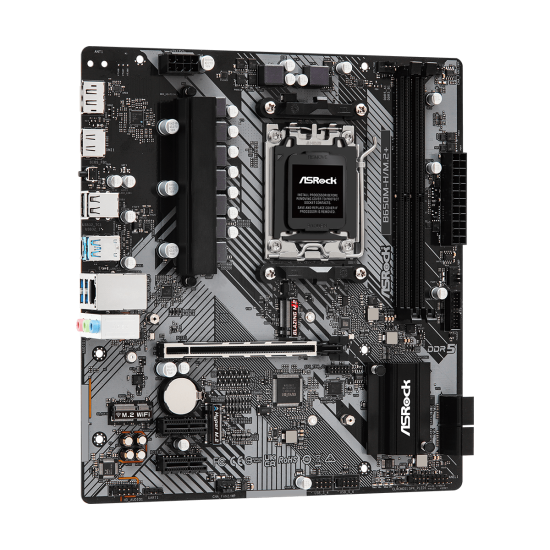 Motherboard ASROCK B650M-H/M.2+, Socket AM5, 2xDDR5