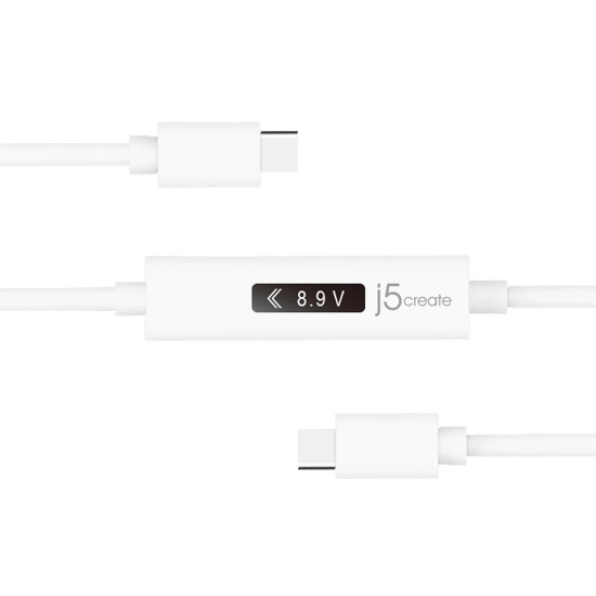 Кабел за зареждане j5create JUCP14, Измервател на мощност, USB-C
