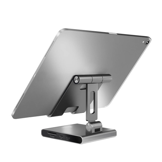 j5create Multi-Angle Stand with Docking Station for iPad Pro