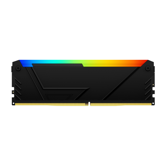 Memory Kingston FURY Beast Black RGB 16GB(2x8GB) DDR4 3200MHz CL16