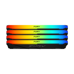 Memory Kingston FURY Beast Black RGB 64GB(4x16GB) DDR4 3200MHz CL16