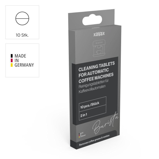 Xavax Cleaning Tablets f. Coffee Machine, Grease Remover, 111281