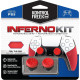 Аксесоар Kontrolfreek Performance Inferno Kit PS5 с включени сменяеми бутони и грипове за DualSense