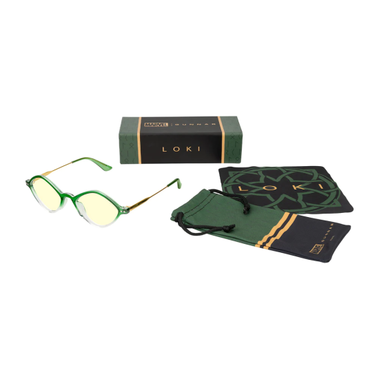Компютърни очила GUNNAR Loki Asgard Edition - Emerald Gold Amber