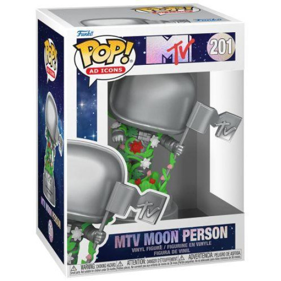 Funko Pop! Ad Icons: MTV 40th - MTV Moon Person #201 Vinyl Figure
