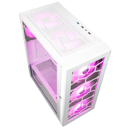 Case Kolink Observatory HF ARGB TG Mid-Tower, White