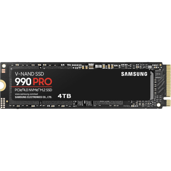 SSD SAMSUNG 990 PRO, 4TB, M.2 Type 2280, MZ-V9P4T0BW